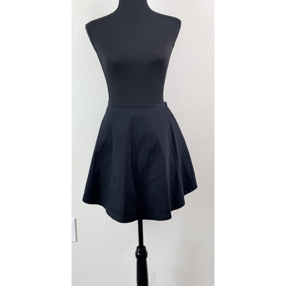 Kate Spade Saturday Skater Skirt Sz 8 Black Fit Flare A-Line Preppy Academia Y2K